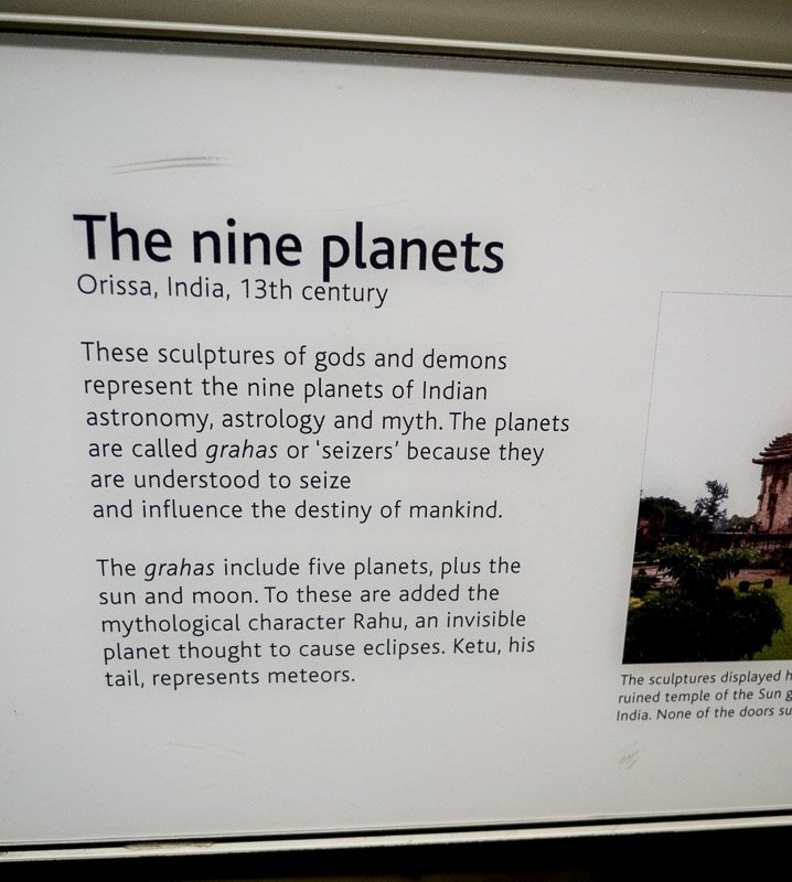 British Museum - the nine planets of Indian astronomy, astrology and myth