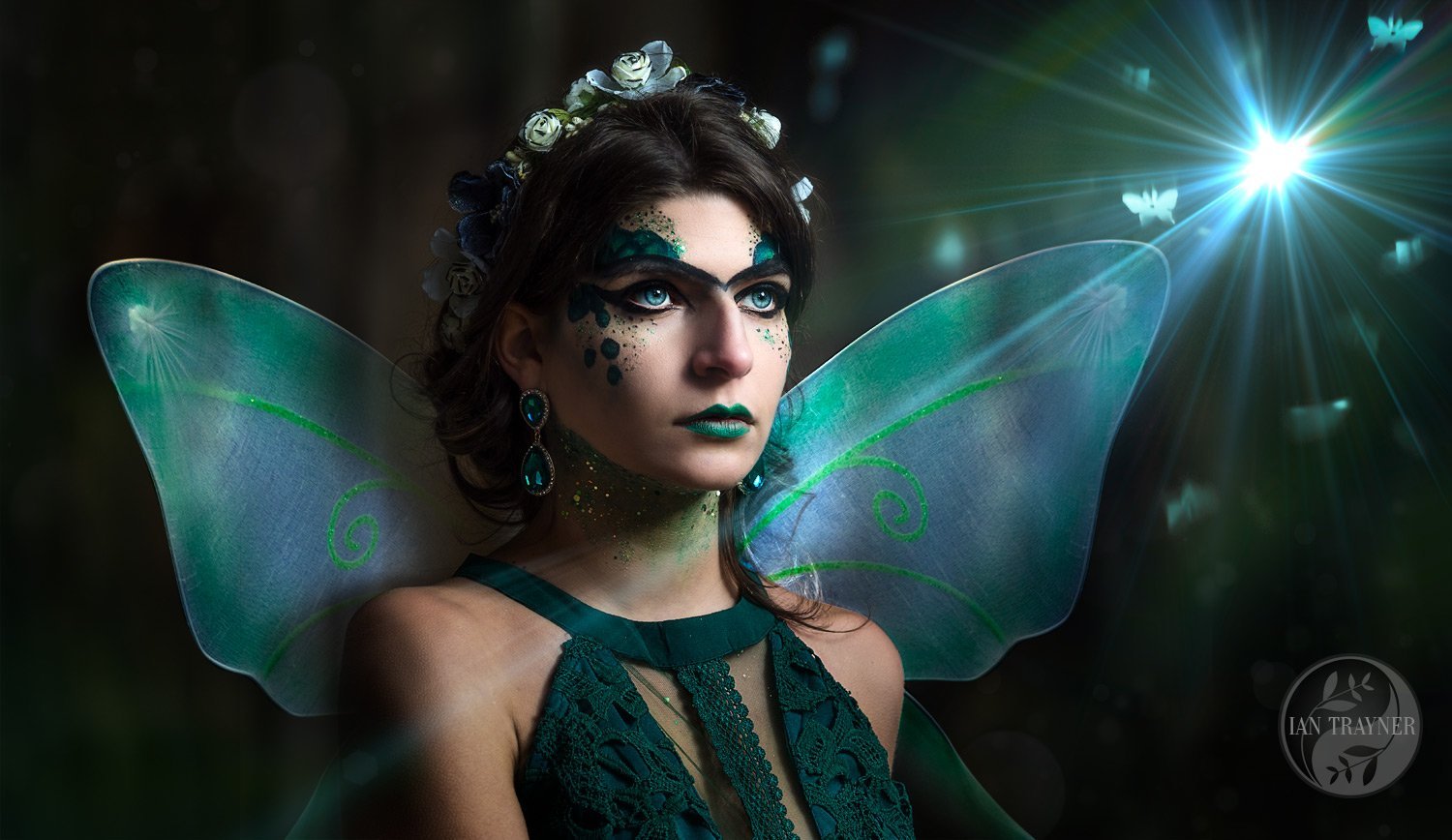 "Fairy Queen", composite photographic art by Ian Trayner