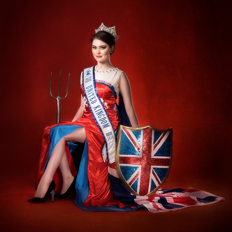 "Britannia" fashion photoshoot with Rosemary Lloyd