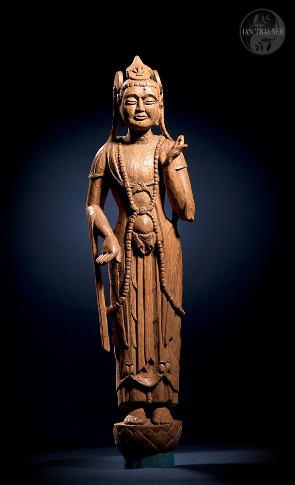 Wooden Boddhisatva by Ross Fuller