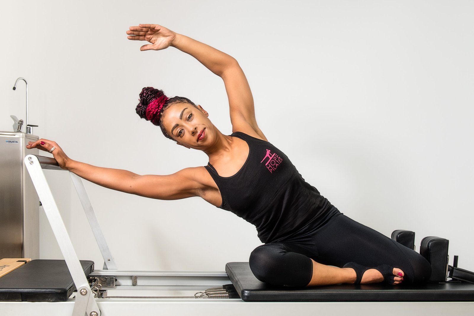 Business branding photography for busy pilates studio